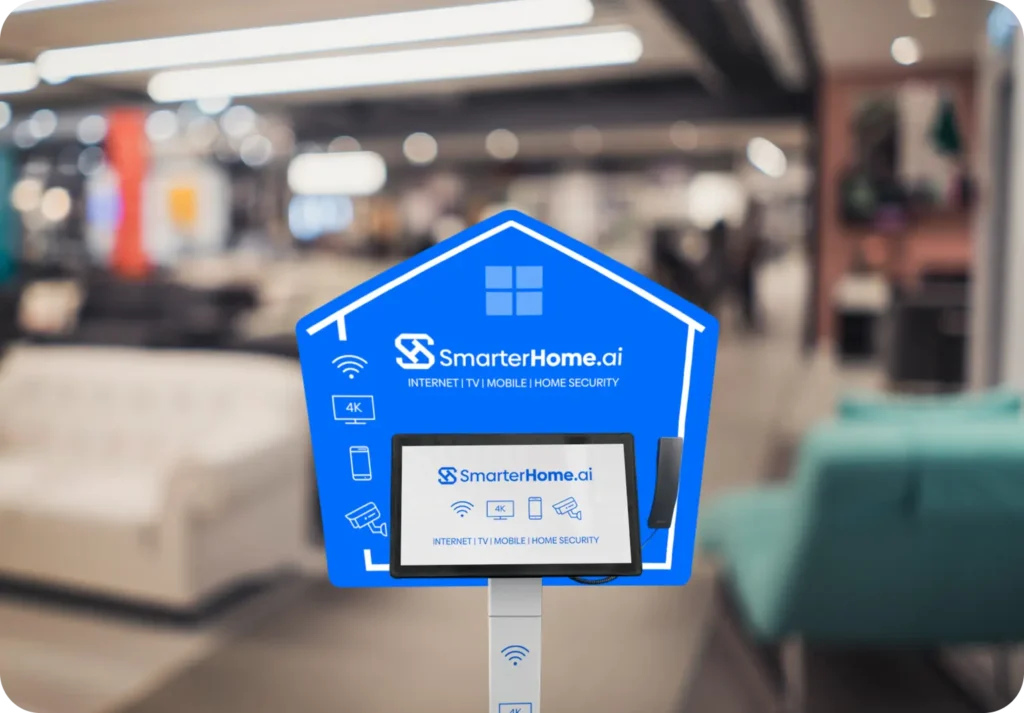 Interactive display for SmarterHome.ai services