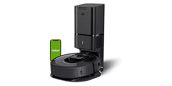 Smart robot vacuum with docking station and app control